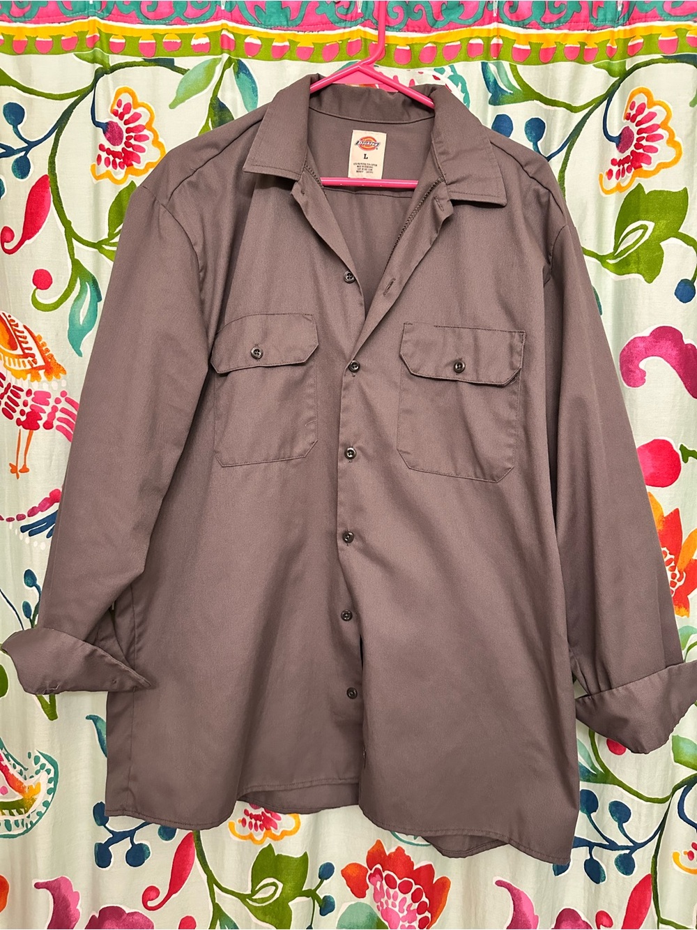 Dickies Men's Work Shirt Jacket - brown